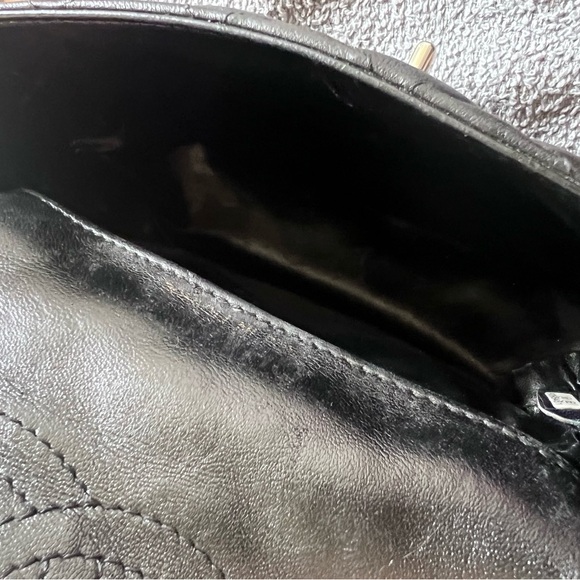 Vintage 1989-1991 Rare CHANEL Caviar Quilted Mini Square Flap Black Purse - Picture 7 of 8